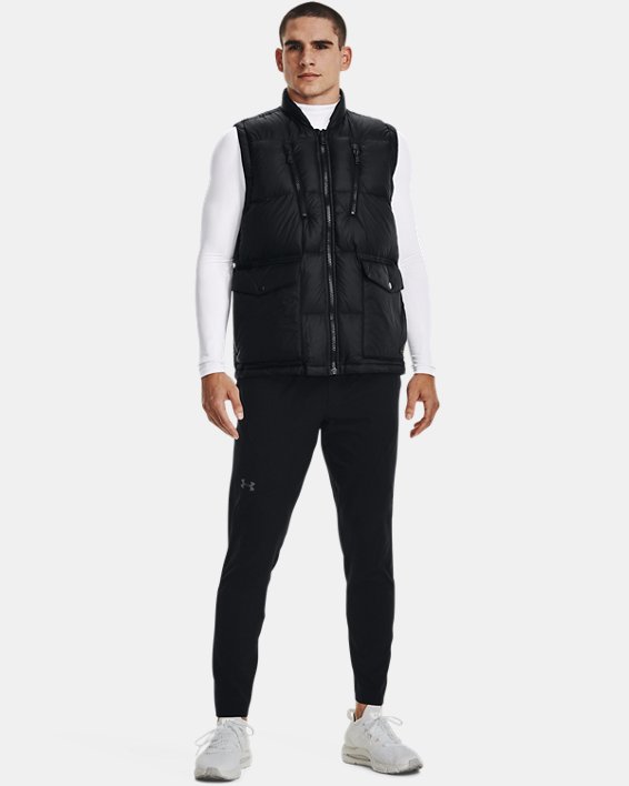 Men's ColdGear® Infrared Down Vest, Black, pdpMainDesktop image number 2
